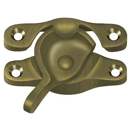 Deltana Window Sash Lock, 15/16" X 2-5/8" Antique Brass WL07U5