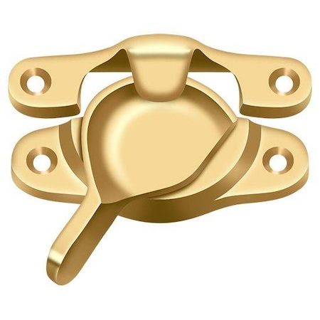 Deltana Window Sash Lock, 1-1/16" X 3" Lifetime Brass WLS9CR003