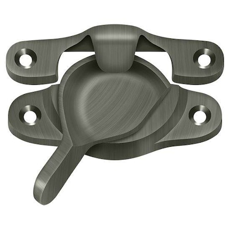 Deltana Window Sash Lock, 1-1/16" X 3" Antique Nickel WLS9U15A