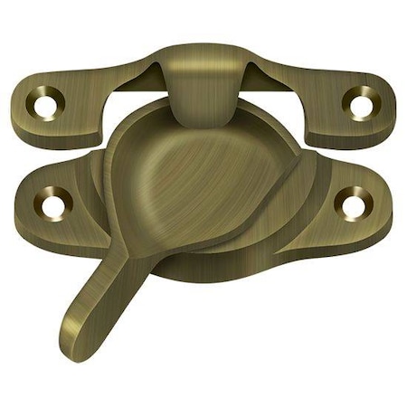 Deltana Window Sash Lock, 1-1/16" X 3" Antique Brass WLS9U5