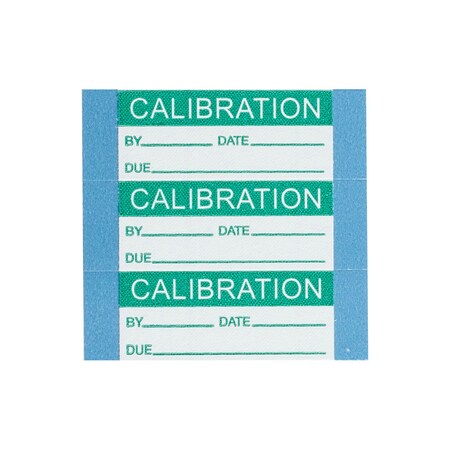 Brady Calibration Labels 0.625" H x 1.5", PK 25 WOX-10-PK