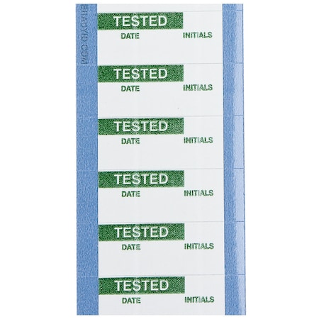 Brady Quality Control Labels 0.625" H x, PK 25, WOX-38-PK WOX-38-PK