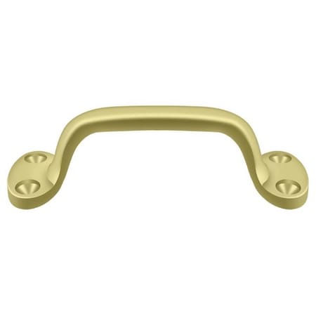 Deltana Pull, 6" Bright Brass WP27U3