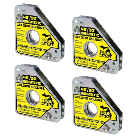 Mag-Mate Compact Magnetic Welding Square Hol, PK4 WS300PK04