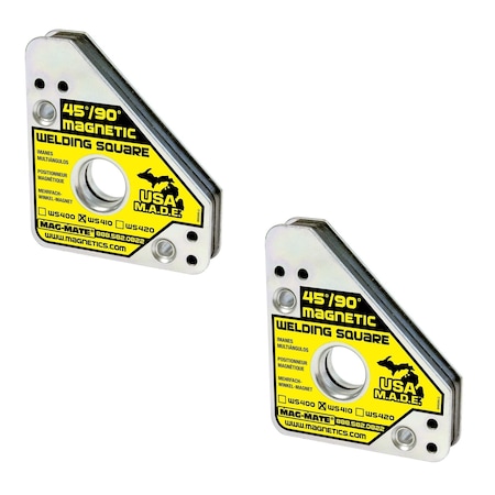 Mag-Mate Magnetic Welding Square w/Covered Magnet WS410PK02