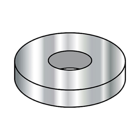 Zoro Select Flat Washer, For Screw Size 5/16" , 18-8 Stainless Steel Plain Finish, 1000 PK 31WSAE188
