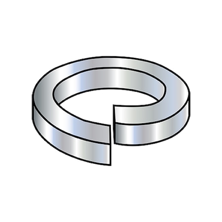 Zoro Select Split Lock Washer, For Screw Size 3/4 in Steel, Mechanical Zinc Finish, 875 PK 75WSV