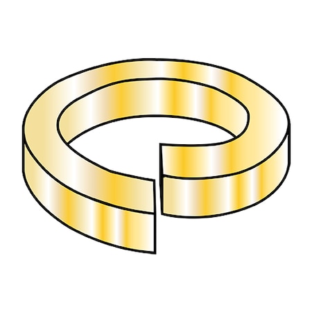 Zoro Select Split Lock Washer, For Screw Size #10 Steel, Mechanical Zinc Finish, 7000 PK 10WSXVY