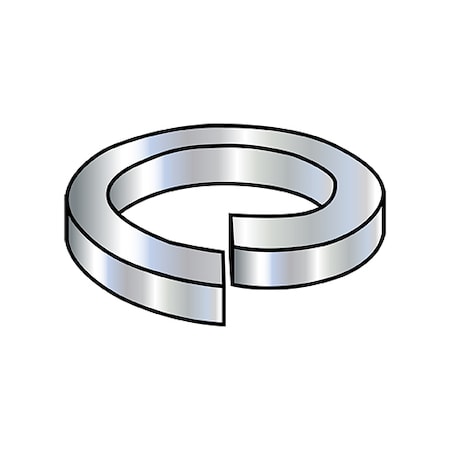 Zoro Select Split Lock Washer, For Screw Size #6 Steel, Zinc Plated Finish, 30000 PK 05WS