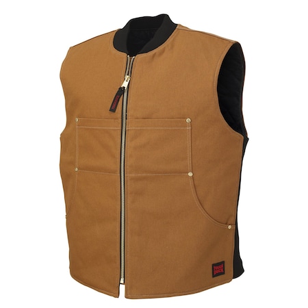 Tough Duck Moto Vest, WV042-BROWN-3XL WV042
