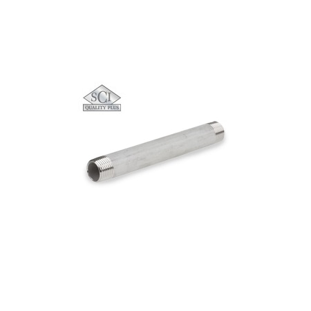 Smith-Cooper Welded Nipple, S40,304/L, 2X10" 4321001240
