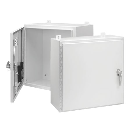 Nvent Hoffman Painted White with 3-Point Latch, Type 4 A24H2010SSLP3PTW