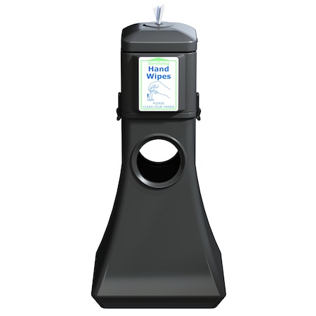 Forte Products Sanitizing Wipes Dispenser with Trash Ca 8003252