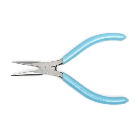 thumbnail image 2 of Xcelite NN7776VN Long Nose Pliers | 6 Inch, Serrated Jaws, Blue Cushion Grips | For Precision Electronics & Hobby Work 2 of 10