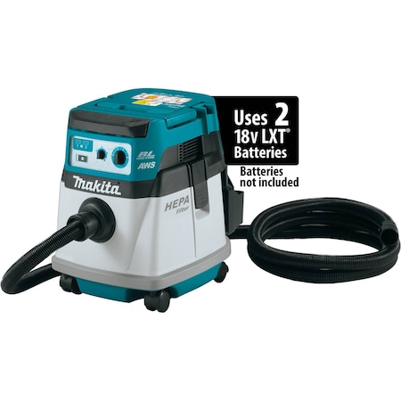 MAKITA Brushless 4Gal HEPA Dry, 36V (18V X2) LXT XCV25ZUX