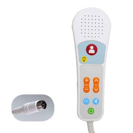 Crest Healthcare Digital Pillow Speaker, for Rauland, 8-Pi XN0401ECA014A10N1