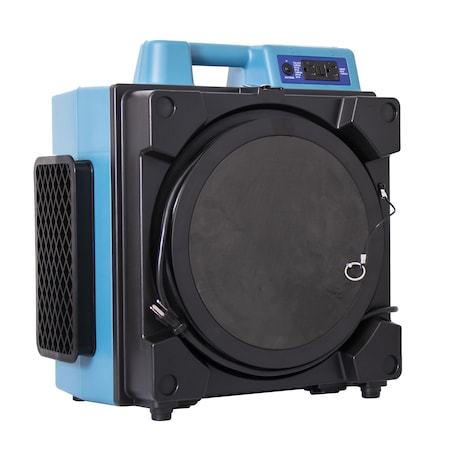 Xpower HEPA Air Scrubber W/ Built-In GFCI Power Outlets and 3-Stage Filter System, 2/3 HP, 750 CFM, 4.5 Amps, Variable Speed X-4700A