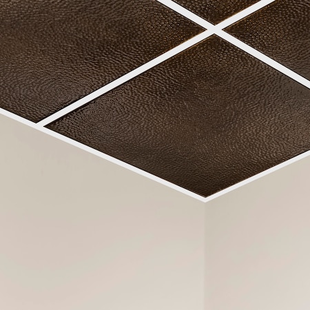 Great Lakes Tin Chicago Ceiling Tile, 24 in W x 24 in L, 15/16 in Grid Size, 5 PK Y6006