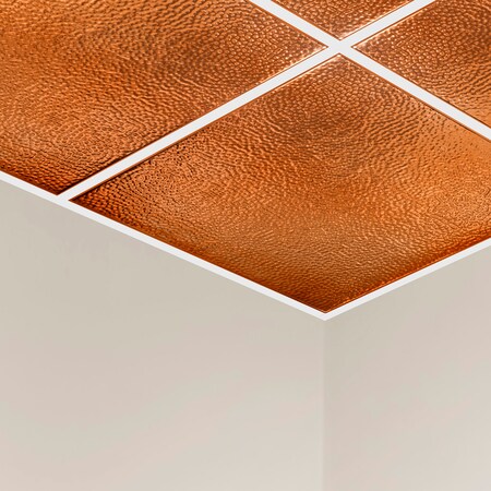 Great Lakes Tin Chicago Ceiling Tile, 24 in W x 24 in L, 15/16 in Grid Size, 5 PK Y6008