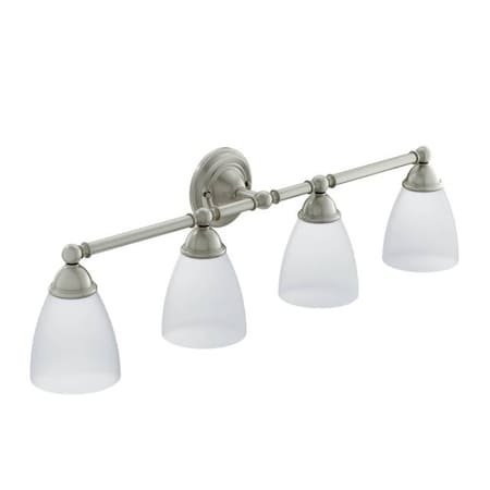 Moen Brantford Quadruple Globe Bath Light Brushed Nickel YB2264BN