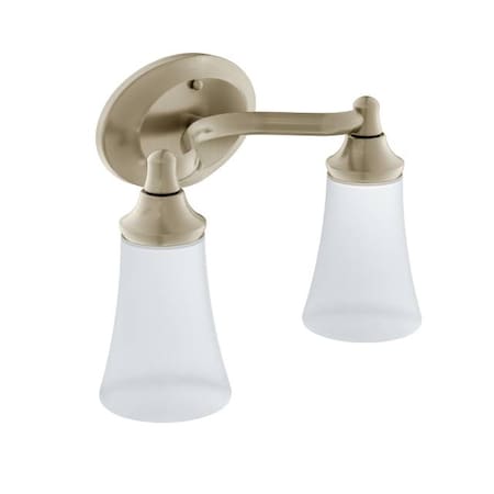 Moen Eva Double Globe Bath Light Brushed Nickel YB2862BN