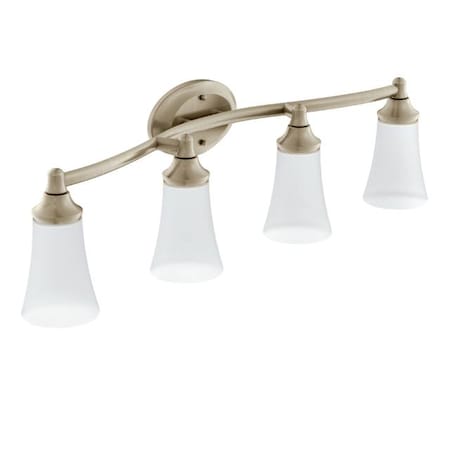 Moen Eva Quadruple Globe Bath Light Brushed Nickel YB2864BN