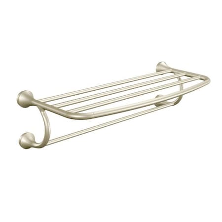Moen Eva Hotel Towel Shelf Brushed Nickel YB2894BN