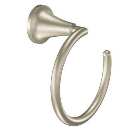 Moen Icon Towel Ring Brushed Nickel YB5886BN