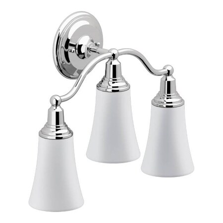 Moen Rothbury Triple Globe Bath Light Bright Chrome YB8263CH