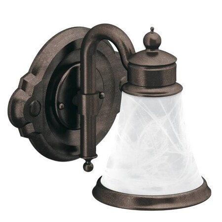 Moen Waterhill Single Globe Bath Light Oil Rubbed Bronze YB9861ORB