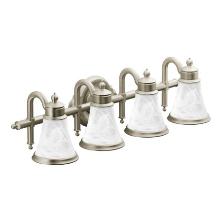 Moen Waterhill Quadruple Globe Bath Light Brushed Nickel YB9864BN