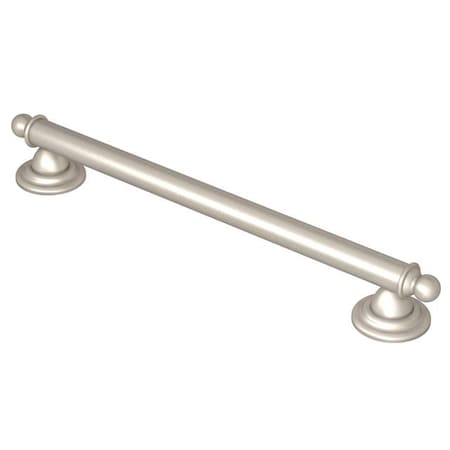Moen Brantford Brantford 12" Grab Bar Brushed Nickel, 12" L, Stainless Steel, Brushed Nickel YG2212BN