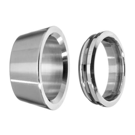 Usa Industrials Instrumentation Fitting, 316SS, Front & Back Sleeve for 1/4" Tube ZUSA-TF-YL-143