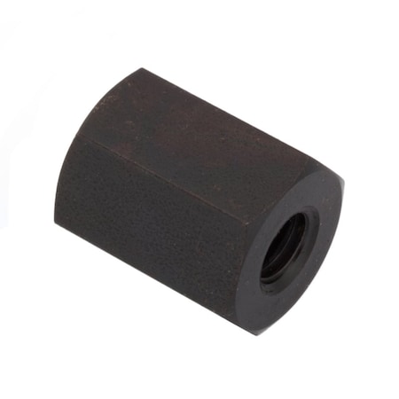 Ampg Coupling Nut, 5/16"-18, Steel, Black Oxide, 7/8 in Lg, 9/16 in Hex Wd Z0084