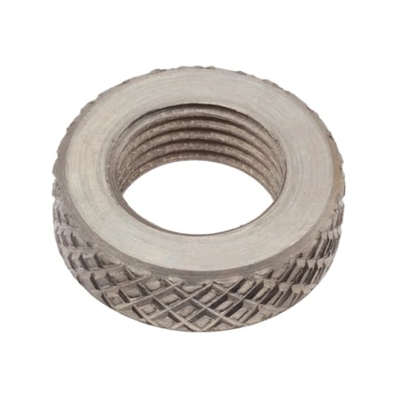 Ampg Hex Panel Nut, 1/4"-40 Size, Steel Zinc Z0102
