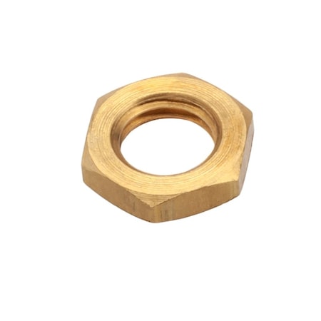 Ampg Hex Nut Panel, 1/4"-32 Size, Brass, Nut Height: 3/32" Z0195-BR