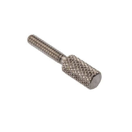 Ampg Thumb Screw, #4-40 Thread Size, Knurl Narrow Head, Plain Stainless Steel, 1/2 in Lg Z0732