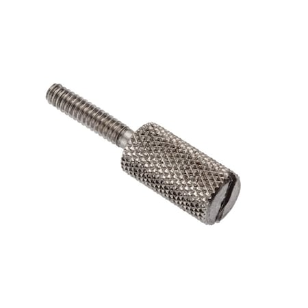 Ampg Thumb Screw, #4-40 Thread Size, Slotted, Plain Stainless Steel, 1/2 in Lg Z0738SL