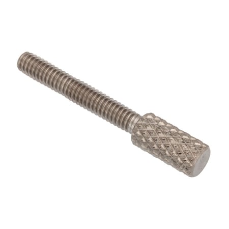 Zoro Select Thumb Screw, #8-32 Thread Size, Round, Plain 18-8 Stainless Steel, 1/2 in Head Ht, 1 in Lg Z0766