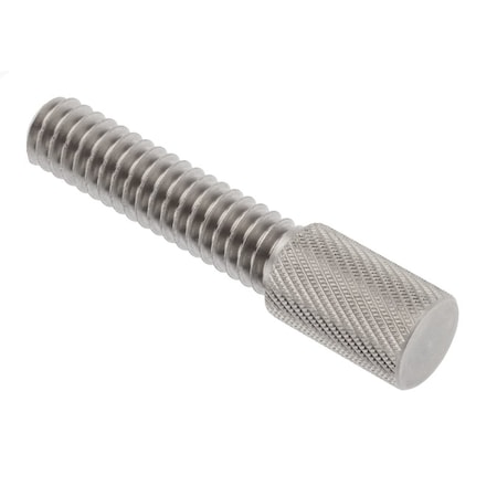 Zoro Select Thumb Screw, 1/4"-20 Thread Size, Round, Plain 18-8 Stainless Steel, 1/2 in Head Ht, 1/2 in Lg Z0780