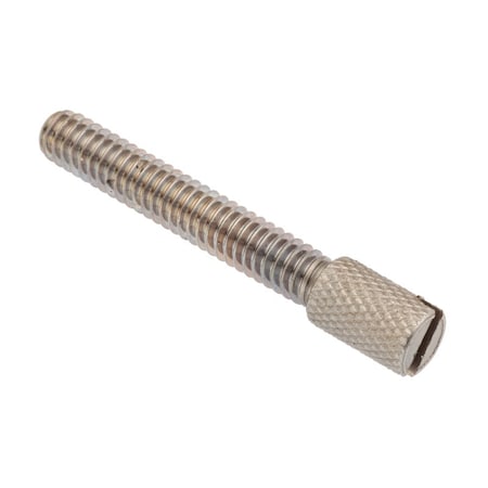 Ampg Thumb Screw, 1/4"-20 Thread Size, Knurl Narrow Head, Plain Stainless Steel, 1-1/2 in Lg Z0783SL