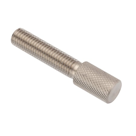 Zoro Select Thumb Screw, 1/4"-28 Thread Size, Round, Plain 18-8 Stainless Steel, 1/2 in Head Ht, 1 in Lg Z0785