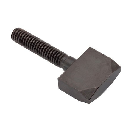 Zoro Select Thumb Screw, 5/16"-18 Thread Size, Spade, Black Oxide Steel, 3/4 in Head Ht, 1 1/2 in Lg Z1090