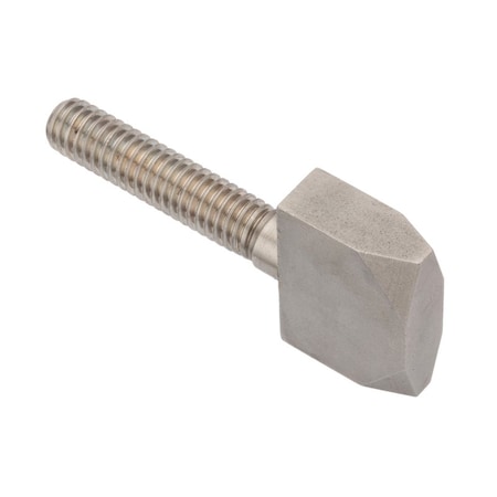 Zoro Select Thumb Screw, 5/16"-18 Thread Size, Spade, Plain 18-8 Stainless Steel, 3/4 in Head Ht, 1 1/2 in Lg Z1090-SS