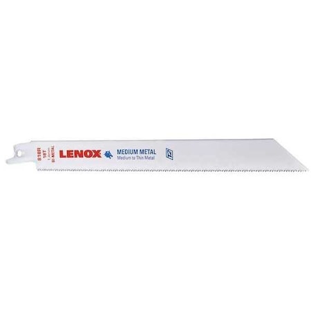 Lenox Recip Saw Blade, TPI 18, 25 UNT, PK4 20487B818R