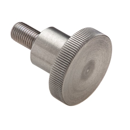Zoro Select Thumb Screw, 3/8"-24 Thread Size, Round, Plain 18-8 Stainless Steel, 5/16 in Head Ht, 1 11/16 in Lg Z2001-SS