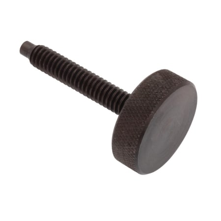 Ampg Thumb Screw, 1/4"-20 Thread Size, Round, Black Oxide Steel, 1-1/2 in Lg Z2149