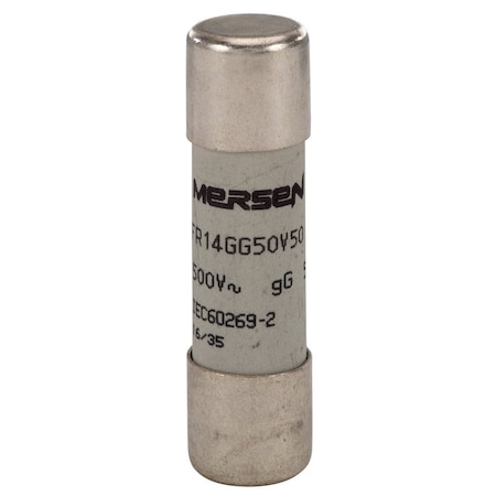 Mersen Midget Fuse, 50A, 500V AC, 120kA Z219235