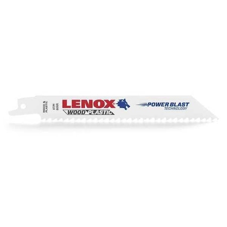 Lenox Reciprocating Saw Blade: 14 Teeth per Inch, 9 in Blade Lg, Includes 25 20179B9114R
