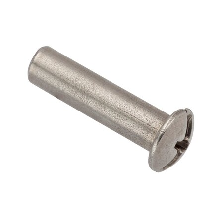 Ampg Combo Barrel, #6-32, 3/4 in Brl Lg, 3/16 in Brl Dia, 18-8 Stainless Steel Unfinished Z4108SS